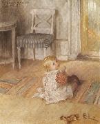 Carl Larsson Pontus on the Floor USA oil painting reproduction